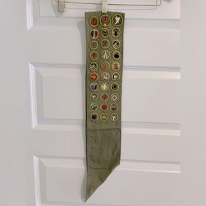 Vintage BSA Boy Scout Merit Badge Sash 1960s